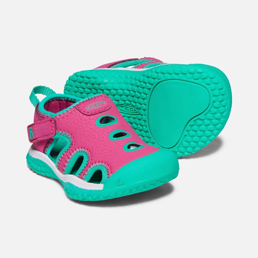 Sandalias Keen Mexico Rosas/Verdes - Niños Stingray - VD2149678